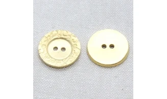 6 boutons / 21MM / Métal doré