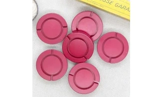 6 boutons / 30MM / Rouge "Marin"