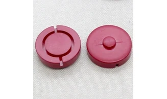 6 boutons / 30MM / Rouge "Marin"