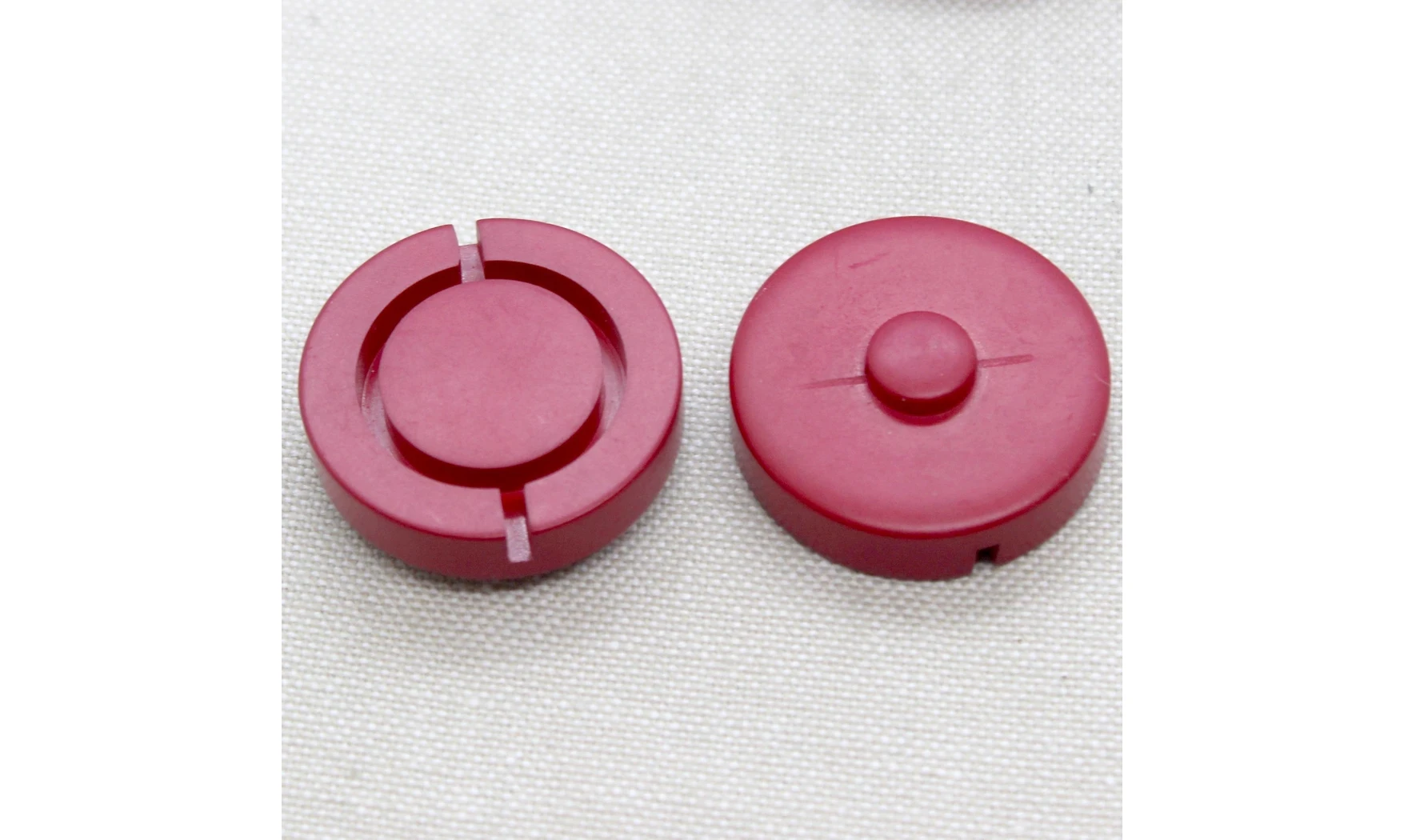 6 boutons / 30MM / Rouge "Marin"