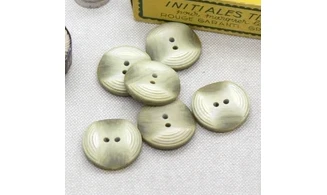 6 boutons / 22MM / Vert pale