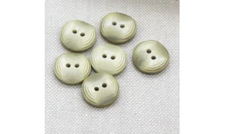 6 boutons / 14MM / Vert pale