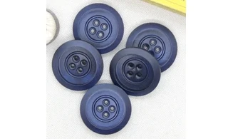 5 boutons / 34MM / Bleu
