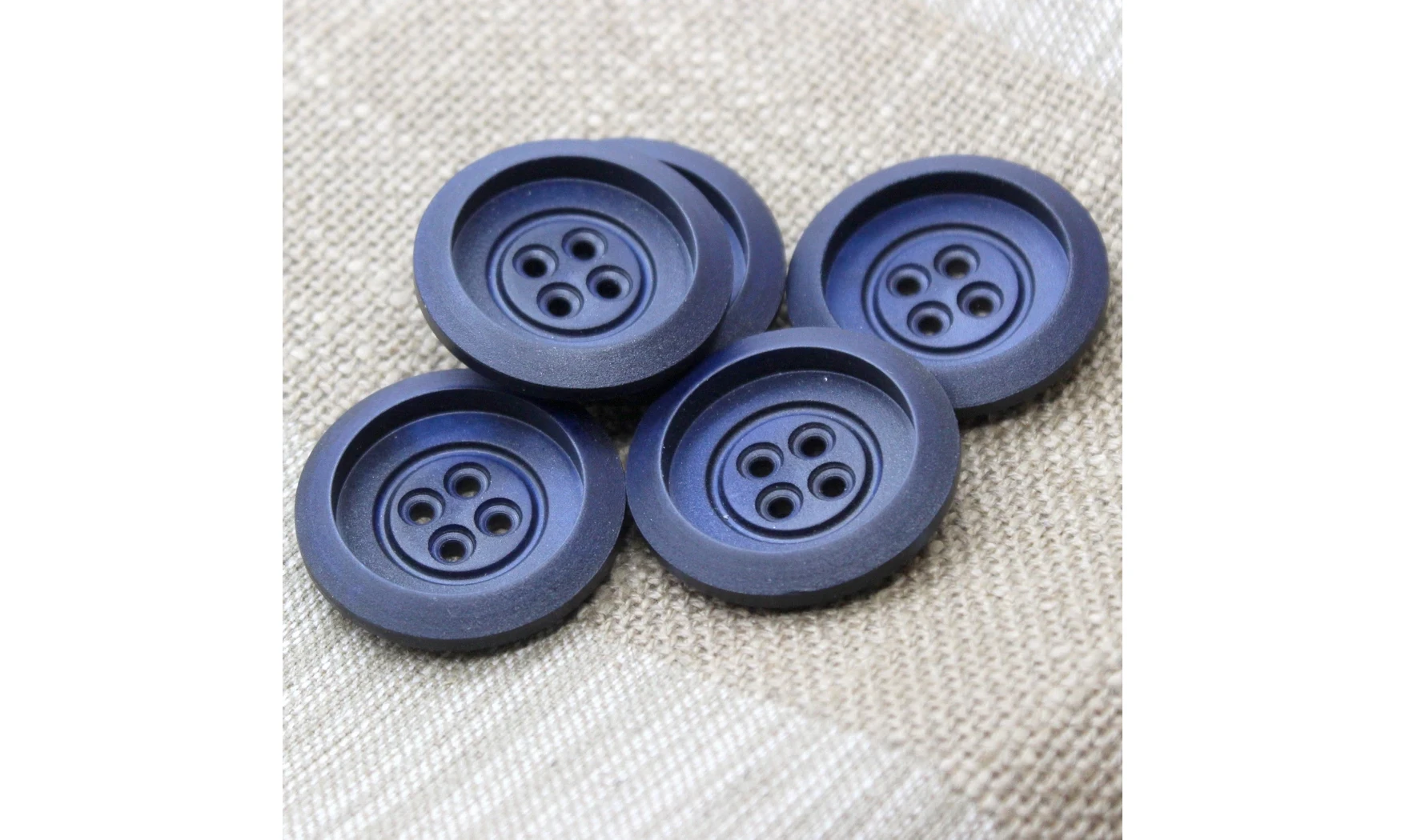 5 boutons / 34MM / Bleu