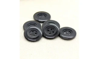6 boutons / 17,5MM / Noir