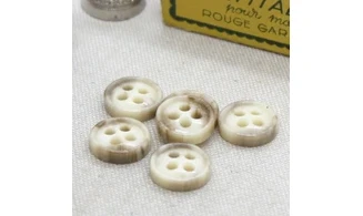 Boutons VINTAGE / 14MM / Brun