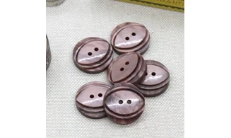 6 boutons / 18MM / Cuivre "Oeil"