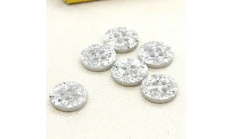 6 boutons / 15MM / Gris