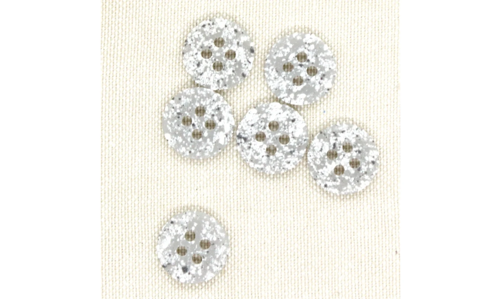 6 boutons / 15MM / Gris