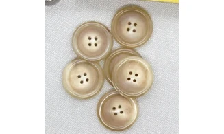6 Boutons / 26MM / Brun