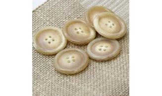 6 Boutons / 26MM / Brun