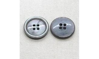 6 Boutons / 25MM / Gris irisé