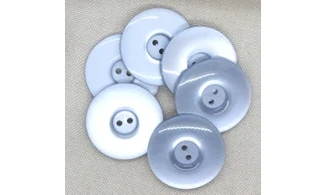 6 boutons / 31MM / Bleu nacré