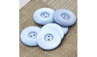 6 boutons / 31MM / Bleu nacré