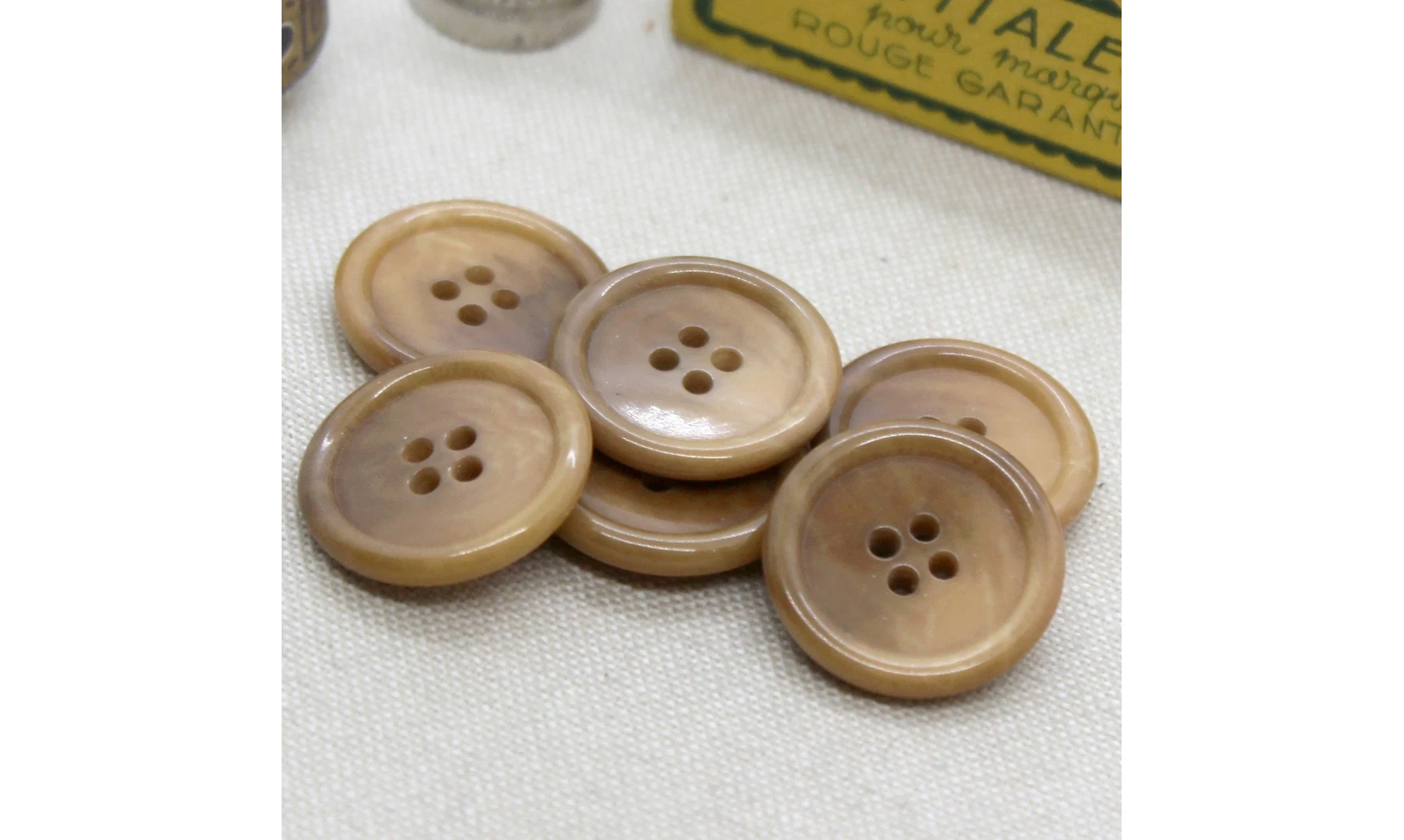 Boutons VINTAGE / 23MM / Brun