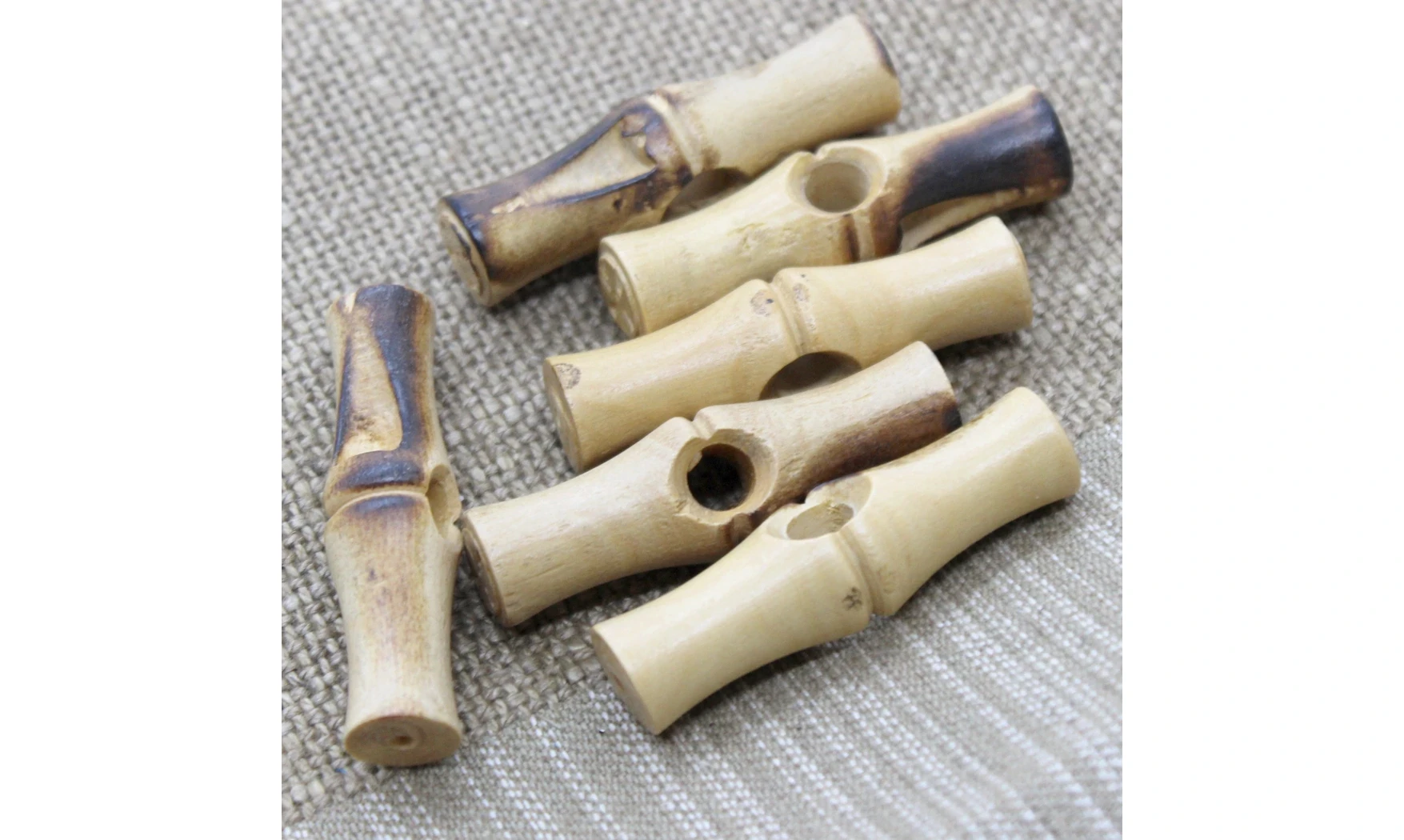 6 boutons / 47MM / Bois "Brandebourg"
