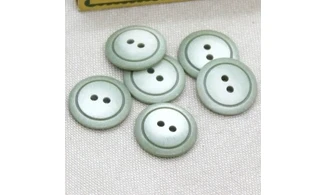 6 boutons / 20MM / Vert