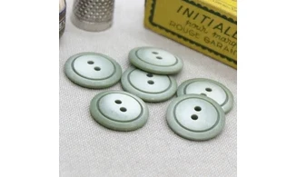 6 boutons / 20MM / Vert