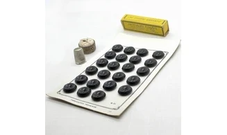 Carte 23 boutons / 18mm / Noir