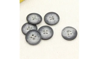 6 boutons / 20MM / Gris