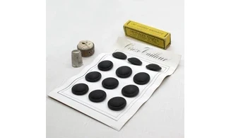 Carte 12 boutons / 22mm / Noir