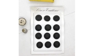 Carte 12 boutons / 22mm / Noir