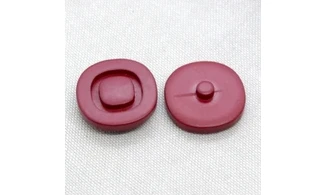 6 boutons / 25MM / Rouge