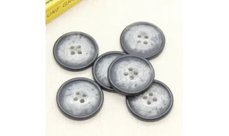 6 boutons / 27MM / Gris