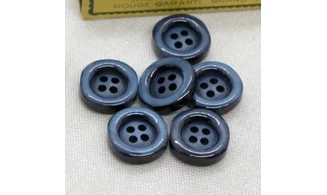 Bouton VINTAGE BLEU / par 6 / 20MM