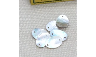 6 plaquettes / 18MM / nacre