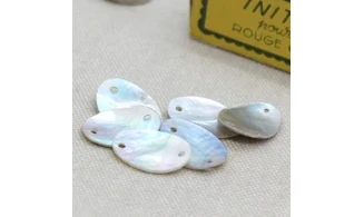 6 plaquettes / 18MM / nacre