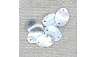 6 plaquettes / 18MM / nacre