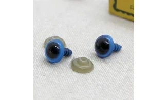 2 yeux / 10MM / bleu