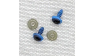 2 yeux / 10MM / bleu