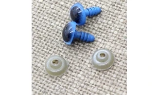 2 yeux / 10MM / bleu