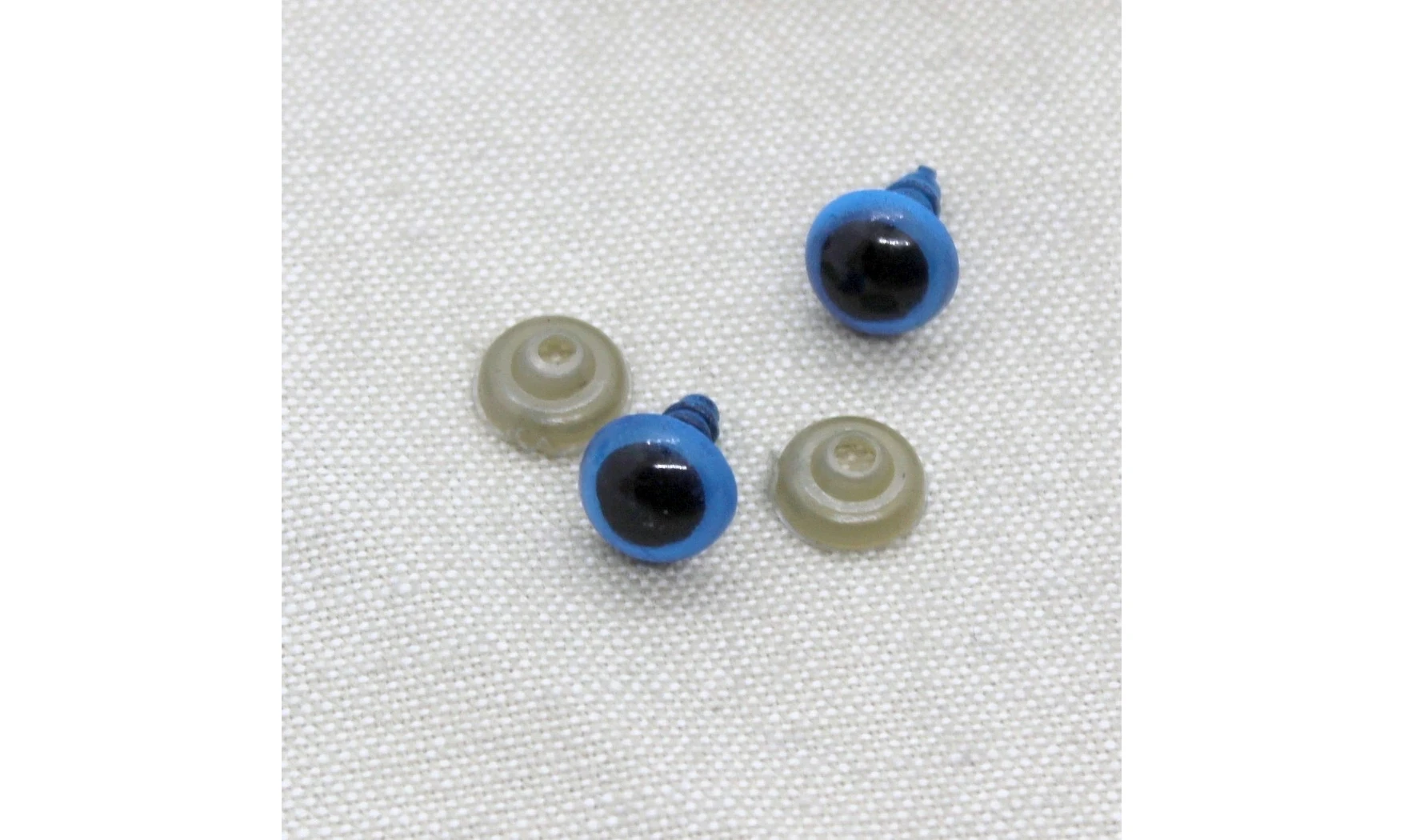 2 yeux / 10MM / bleu