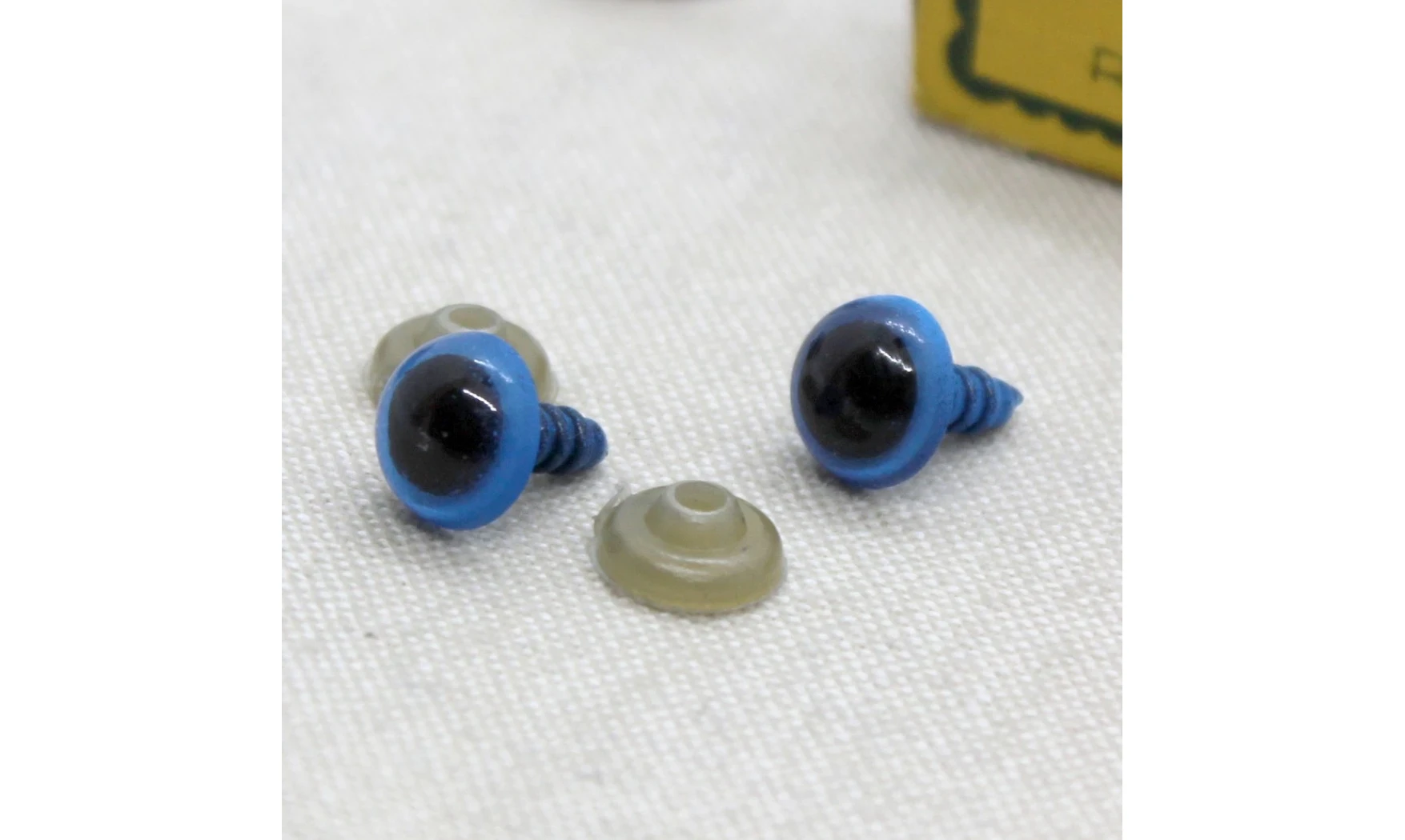 2 yeux / 10MM / bleu